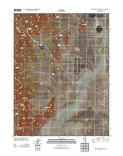 2012 Map of Silverado Mountain, 2012 Print