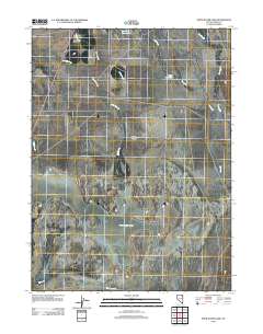 2012 Map of Snow Water Lake, 2012 Print