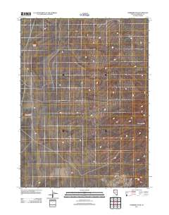 2011 Map of Sombrero Peak, 2011 Print