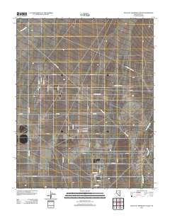 2012 Map of South of Amargosa Valley, 2012 Print