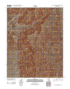 2012 Map of South of Delamar Lake, 2012 Print