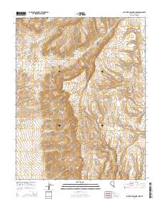 2014 Map of South of Delamar Lake, 2014 Print