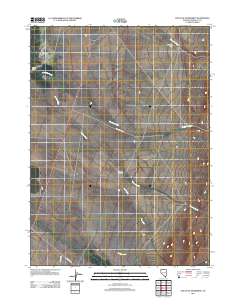2011 Map of South of McDermitt, 2011 Print