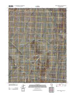 2012 Map of Spring Creek Flat NW, 2012 Print