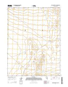 2014 Map of Spring Creek Flat NW, 2014 Print