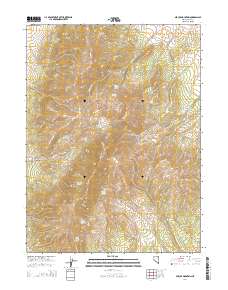 2014 Map of Spruce Mountain, 2014 Print