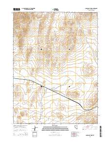 2015 Map of Sugarloaf Knob, 2015 Print