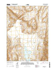 2015 Map of Summit Lake, 2015 Print