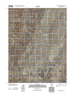 2012 Map of Sunshine Well NW, 2012 Print