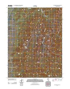 2012 Map of Telegraph Peak, 2012 Print