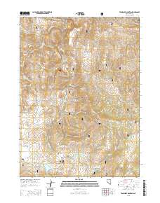 2015 Map of Tennessee Mountain, 2015 Print