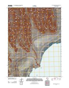 2011 Map of The Needle Rocks, 2011 Print