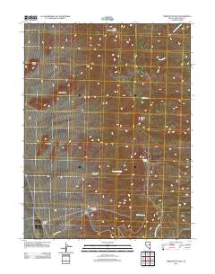 2012 Map of Third Butte East, 2012 Print