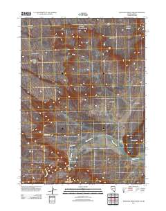 2011 Map of Thousand Creek Gorge, 2011 Print