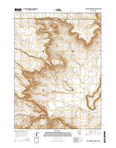 2015 Map of Thousand Creek Gorge, 2015 Print