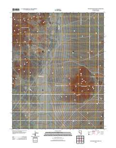 2012 Map of Thunder Mountain, 2012 Print