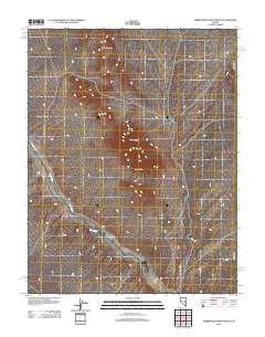 2012 Map of Timber Mountain Pass NE, 2012 Print