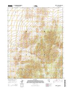 2014 Map of Tippett Canyon, 2014 Print