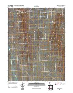 2012 Map of Tippett Pass, 2012 Print