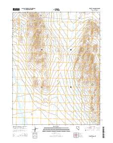 2014 Map of Tippett Pass, 2014 Print