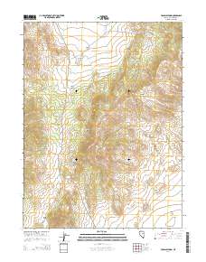 2014 Map of Tognini Spring, 2014 Print