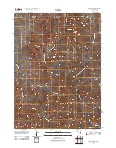 2011 Map of Trident Peak, 2011 Print