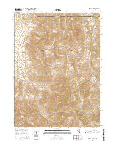 2015 Map of Trident Peak, 2015 Print