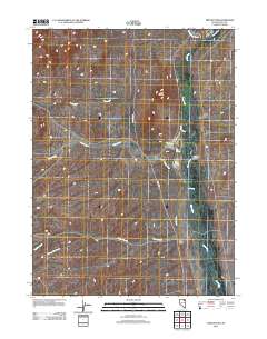 2012 Map of Twin Buttes, 2012 Print