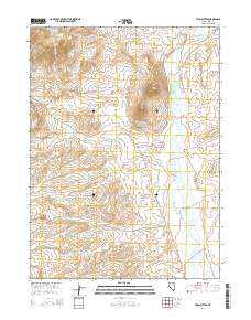 2014 Map of Twin Buttes, 2014 Print