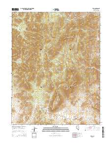 2014 Map of Tybo, 2014 Print