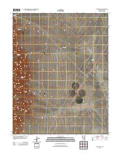 2012 Map of Tybo Well, 2012 Print