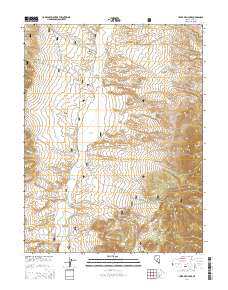 2014 Map of Upper Fish Lake, 2014 Print