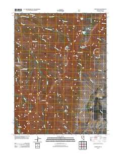 2012 Map of Verdi Peak, 2012 Print