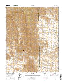 2014 Map of Virgin Peak, 2014 Print