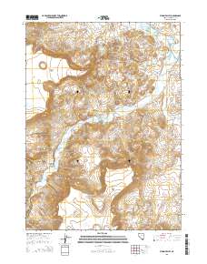 2015 Map of Virgin Valley, 2015 Print