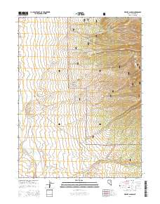2014 Map of Walker Canyon, 2014 Print