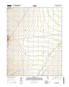 2014 Map of Warm Springs, 2014 Print
