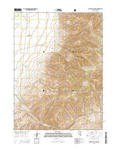 2015 Map of Water Pipe Canyon, 2015 Print