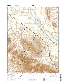 2014 Map of Weber Reservoir, 2014 Print