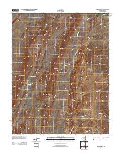 2012 Map of Weiser Ridge, 2012 Print