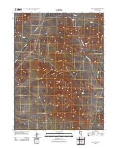 2012 Map of Wells Peak, 2012 Print