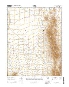 2014 Map of Wells Summit, 2014 Print