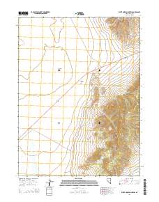 2014 Map of White Horse Mountain, 2014 Print