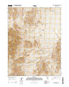 2014 Map of White Horse Pass, 2014 Print