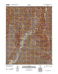 2012 Map of White River Narrows, 2012 Print