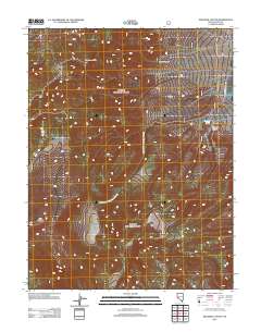 2012 Map of Wichman Canyon, 2012 Print