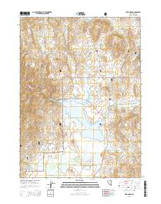2015 Map of Wild Horse, 2015 Print