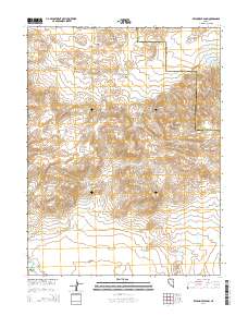 2014 Map of Wild Horse Basin, 2014 Print