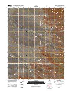 2012 Map of Wildcat Canyon, 2012 Print