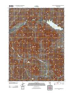 2012 Map of Willow Creek Reservoir, 2012 Print